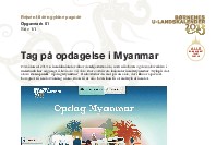 Opgaveark 1: Tag på opdagelse i Myanmar