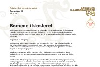 Opgaveark 10: Børnene i klosteret