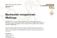 Burmesisk morgenmad: Mohinga
